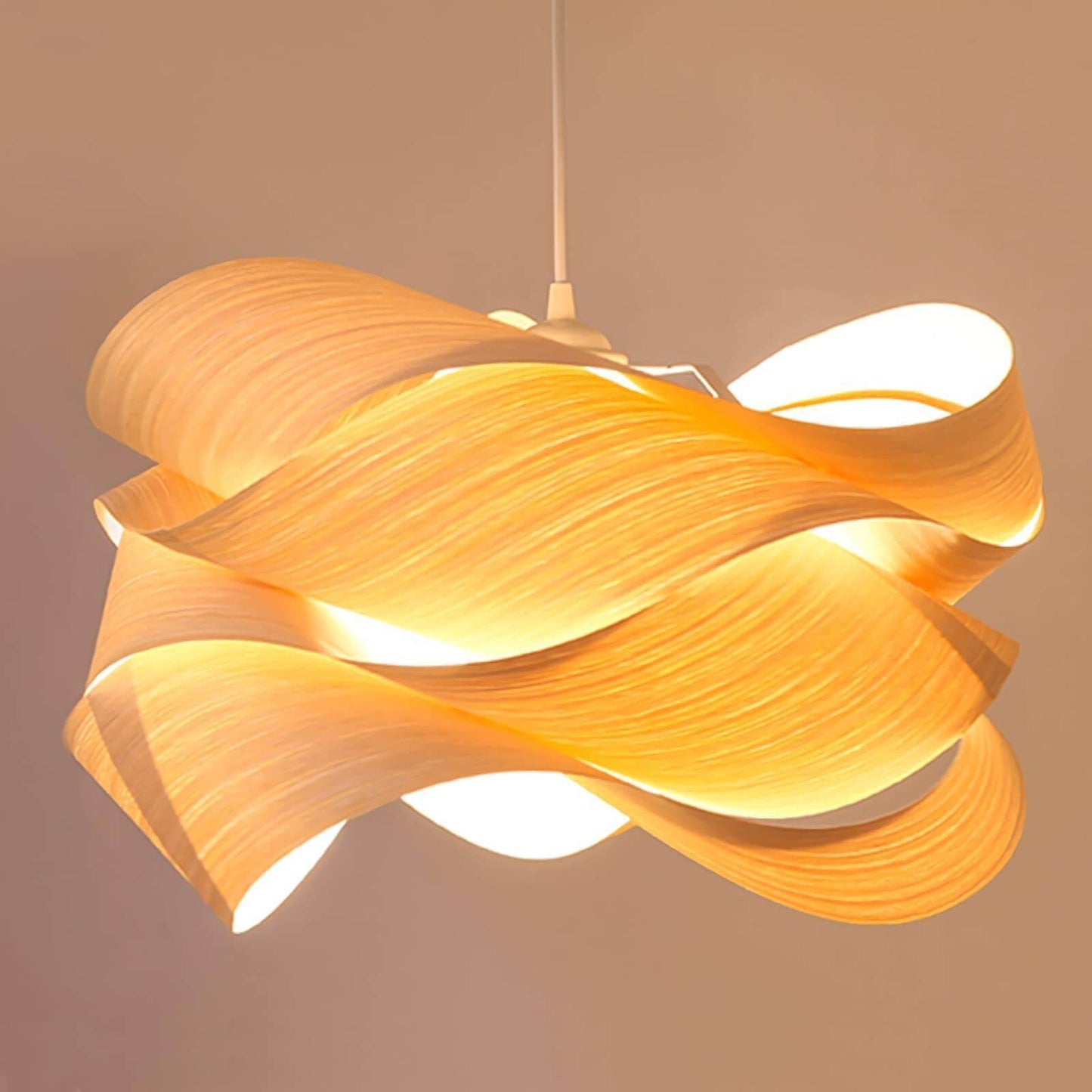 Hinata – Massivholz Pendelleuchte