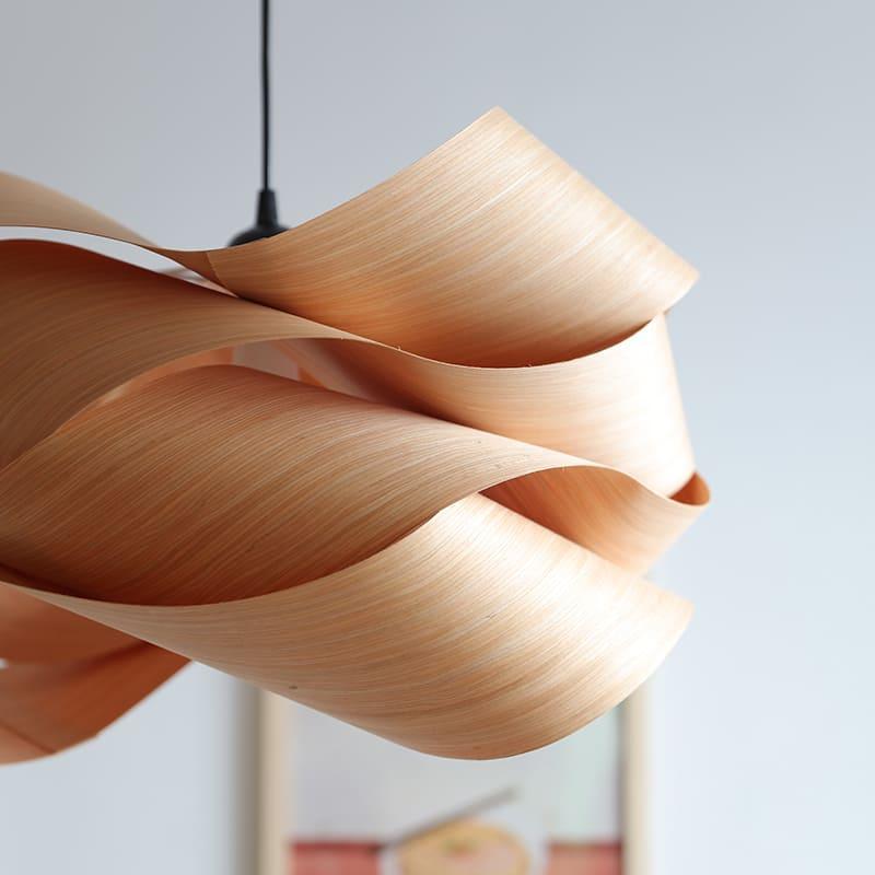 Hinata – Massivholz Pendelleuchte