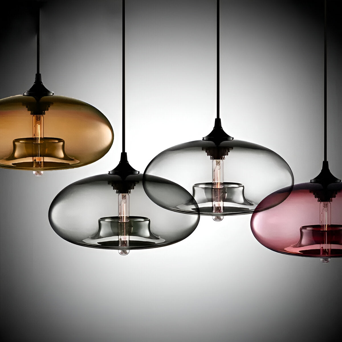 Aya – Loft-Glas-Pendelleuchte