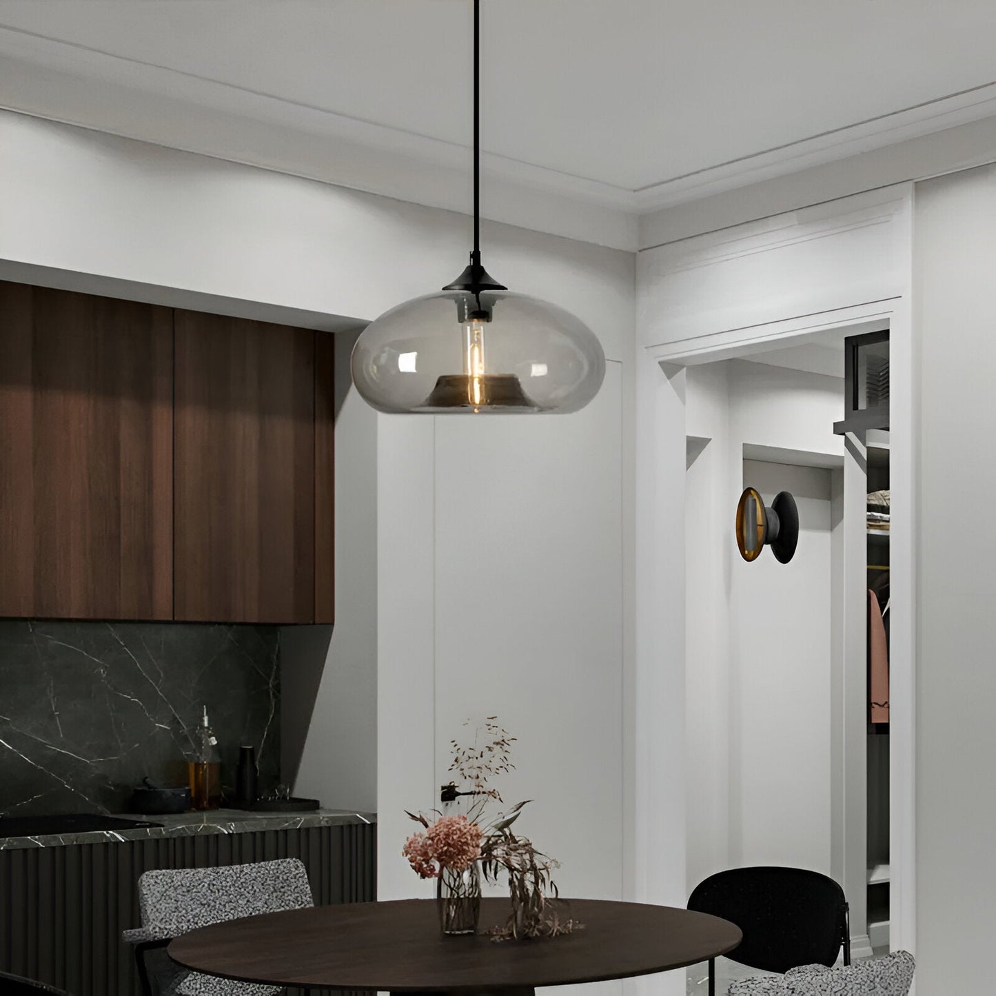 Aya – Loft-Glas-Pendelleuchte