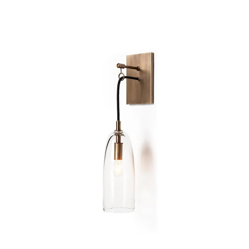 Ray – Wandleuchte aus Kupfer und Glas