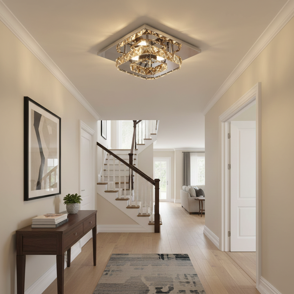 Astra – LED-Kristall-Deckenleuchte