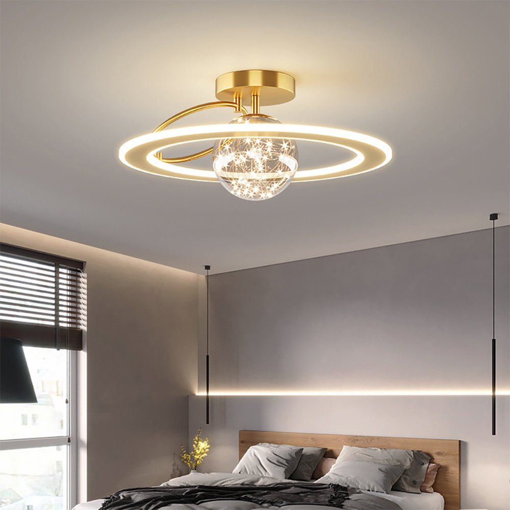 Giro – Minimalistische LED Sternenhimmel-Deckenleuchte