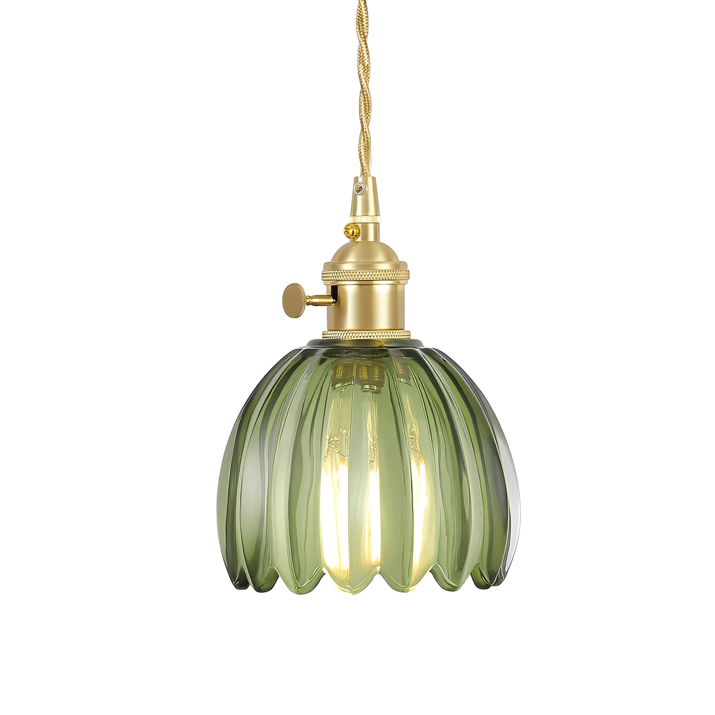 Sakumi – Nordic Glasblumen-Deckenlampe