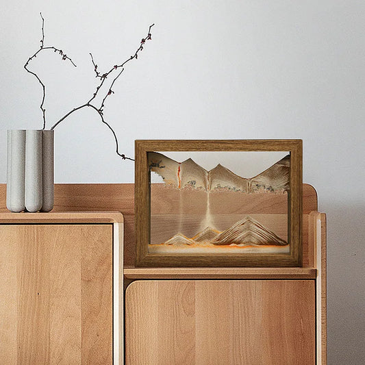 Irish – Rotierende Sandkunst aus Glas für entspannte Wohnmomente