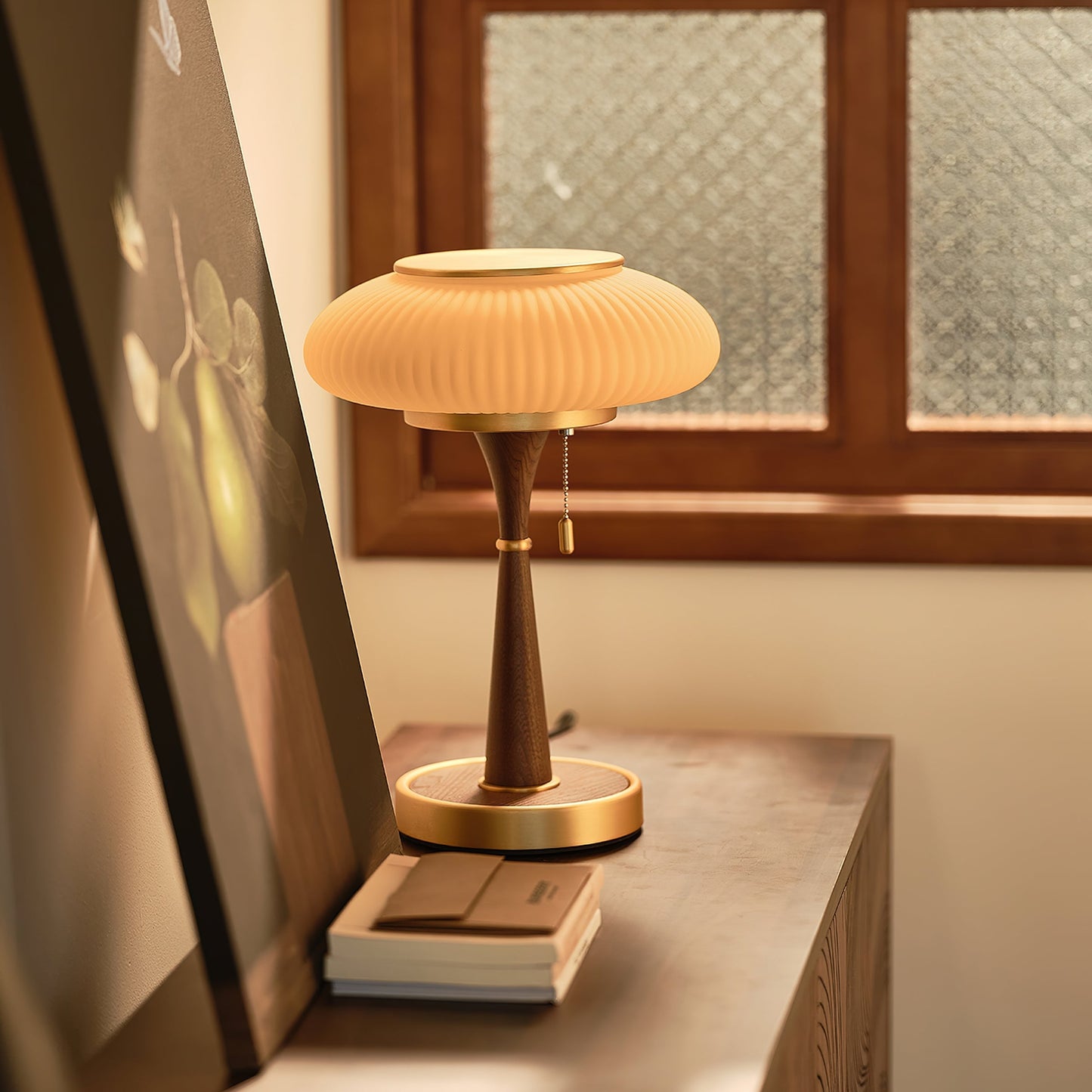 Matsuteko – Amerikanische Tischlampe