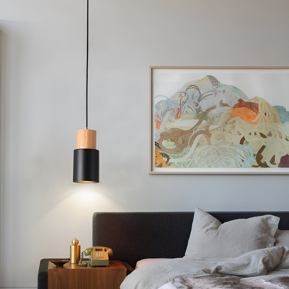 Nari – Moderne Holz-Balkenpendelleuchte
