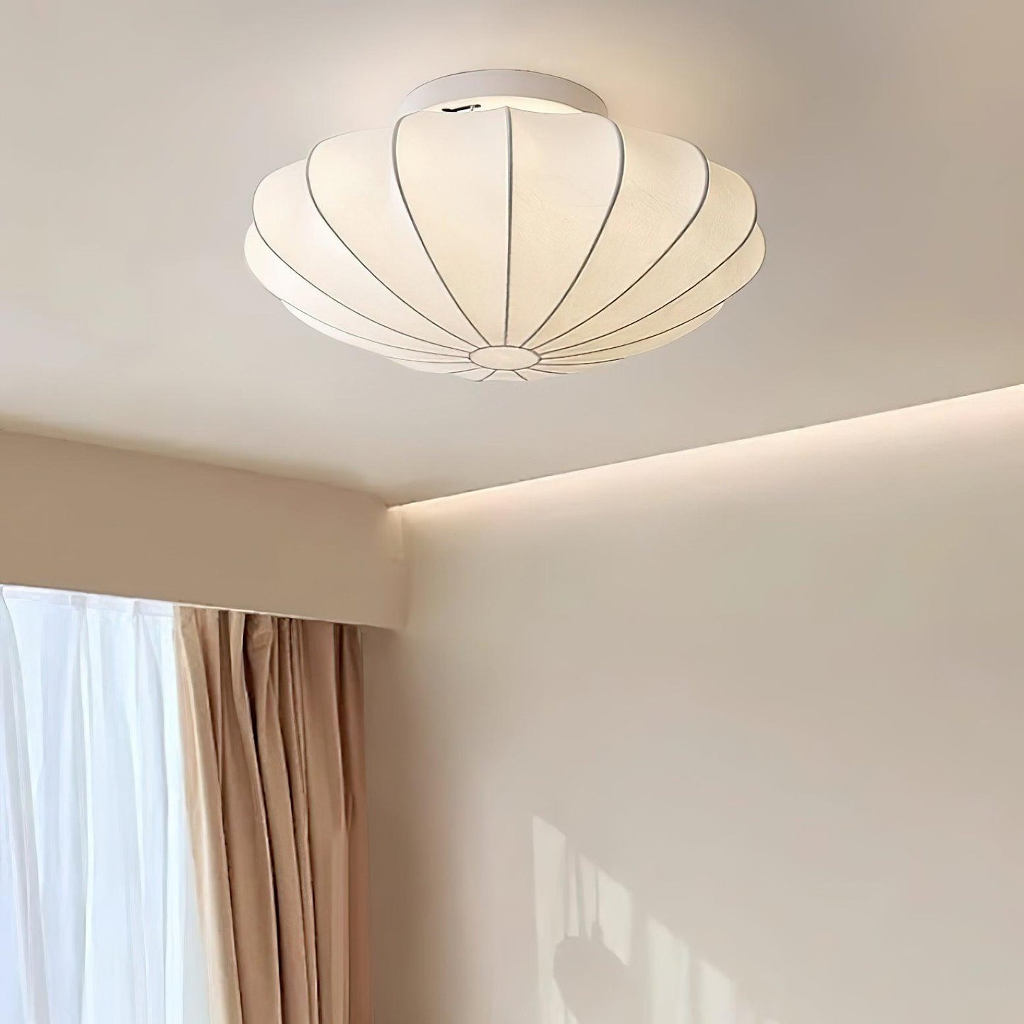 Haruki – Japanische Seiden-Deckenlampe