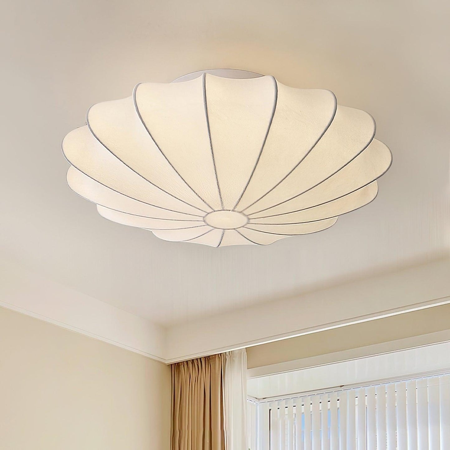 Haruki – Japanische Seiden-Deckenlampe