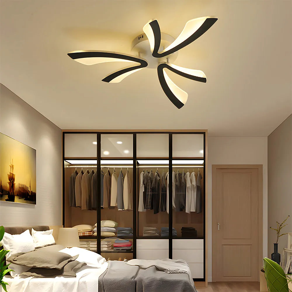 Myra – Moderne Acryl Petal LED Deckenlampe