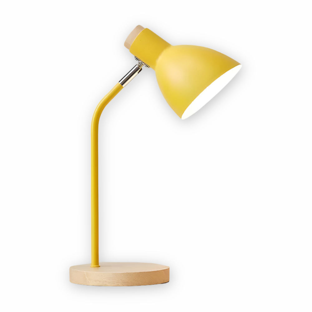 Mika – Schlichte Holz-Tischlampe