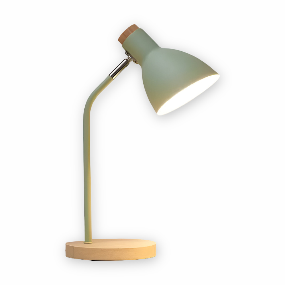 Mika – Schlichte Holz-Tischlampe