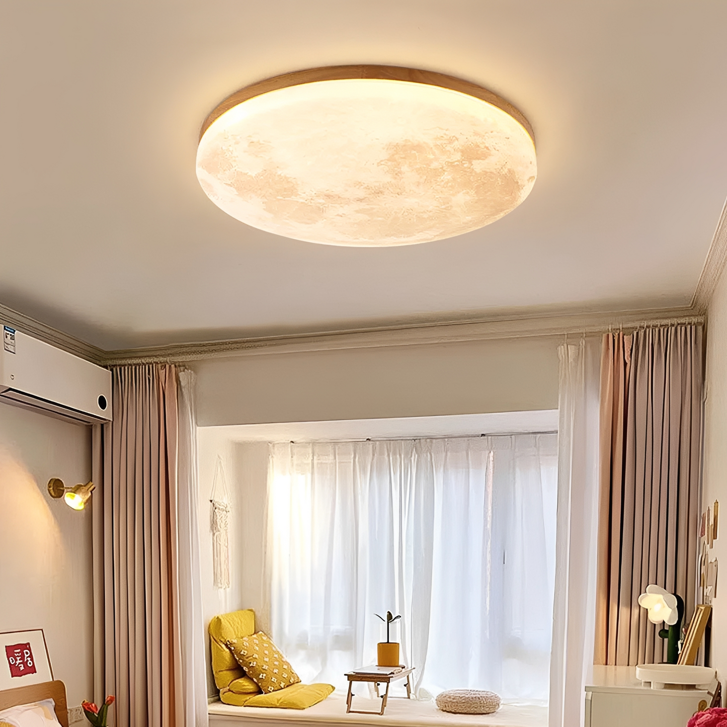 Kris – Moderne Mond-Runde LED-Deckenleuchte
