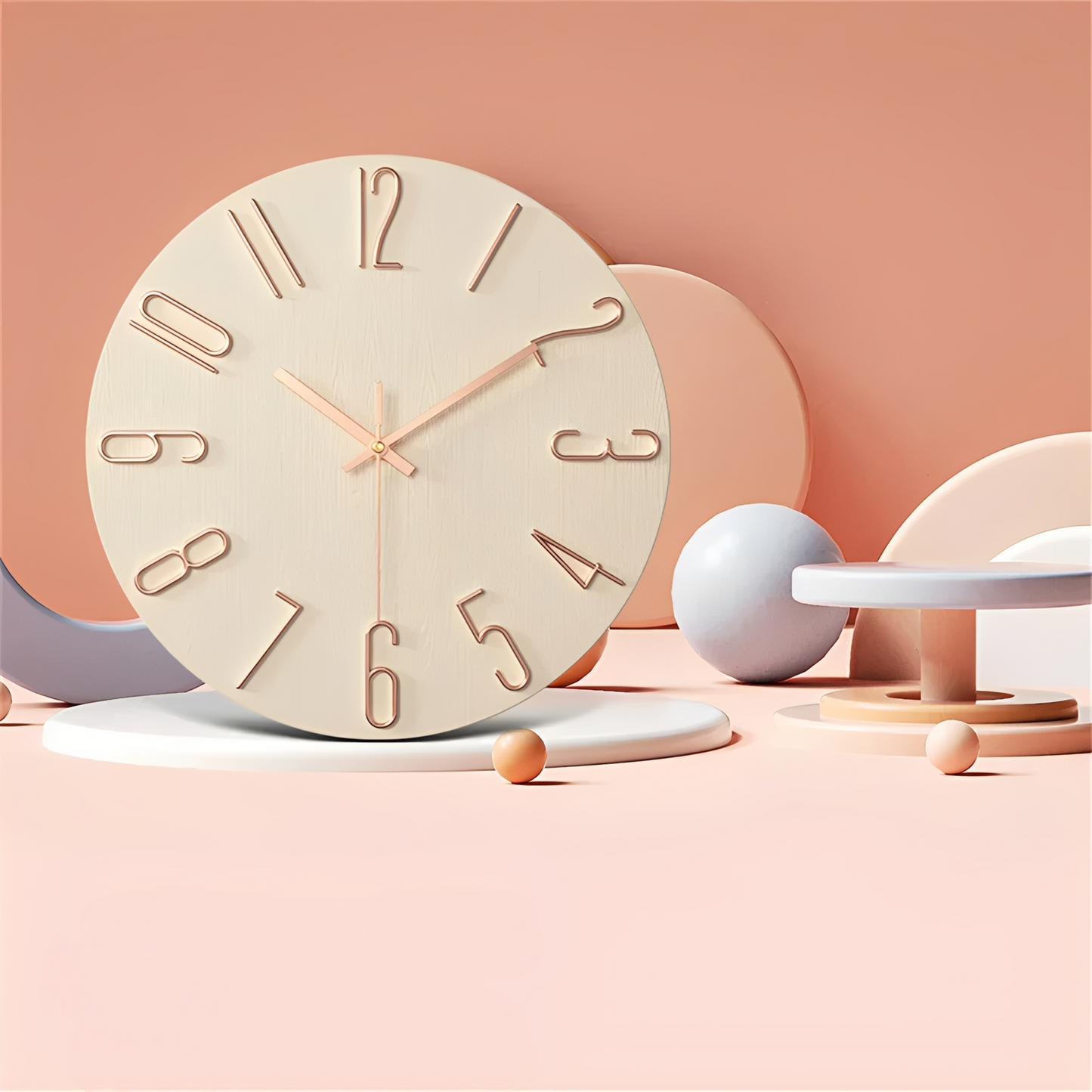Fiona – Runde Wanduhr