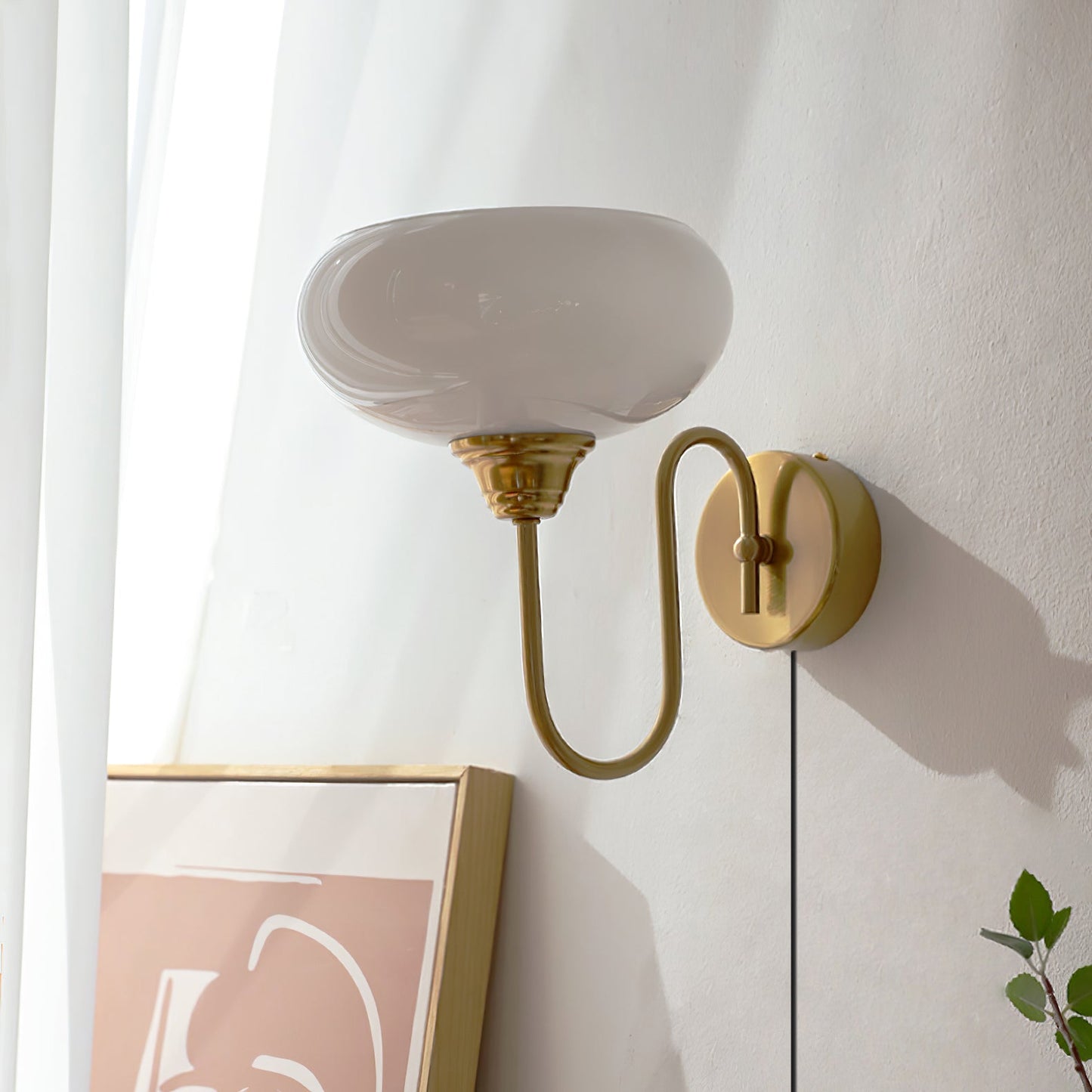 Nova – Glas-Steck-Wandleuchte