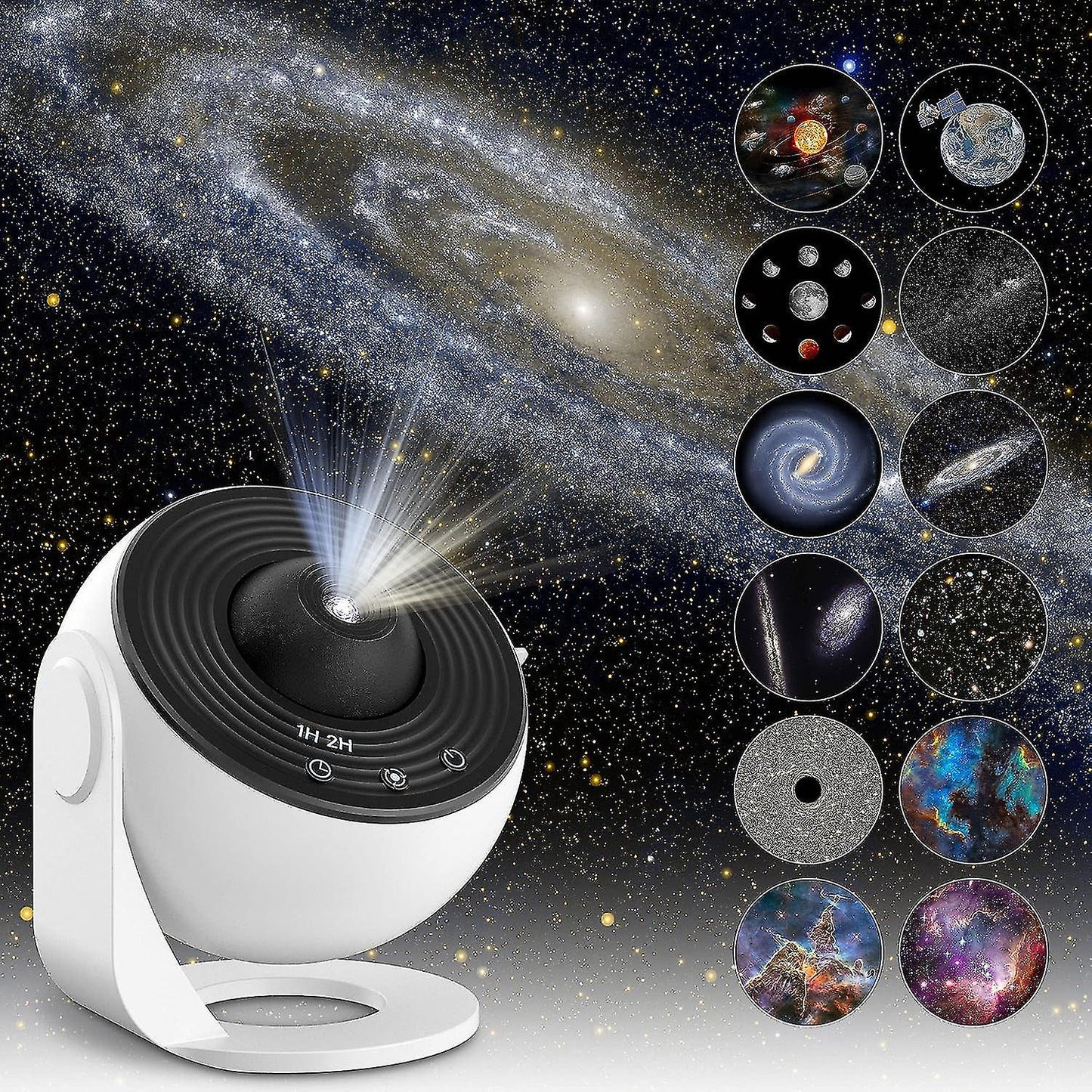 Orien – 360° Galaxy- und Sternenhimmel-Projektorlampe
