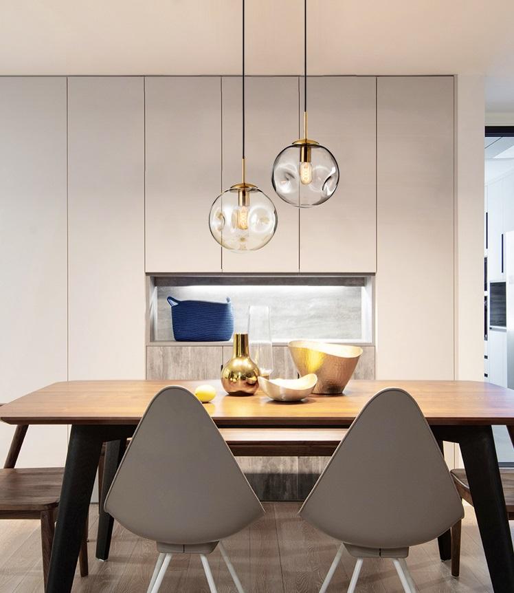 Mond – Kreative Glas-Deckenlampe
