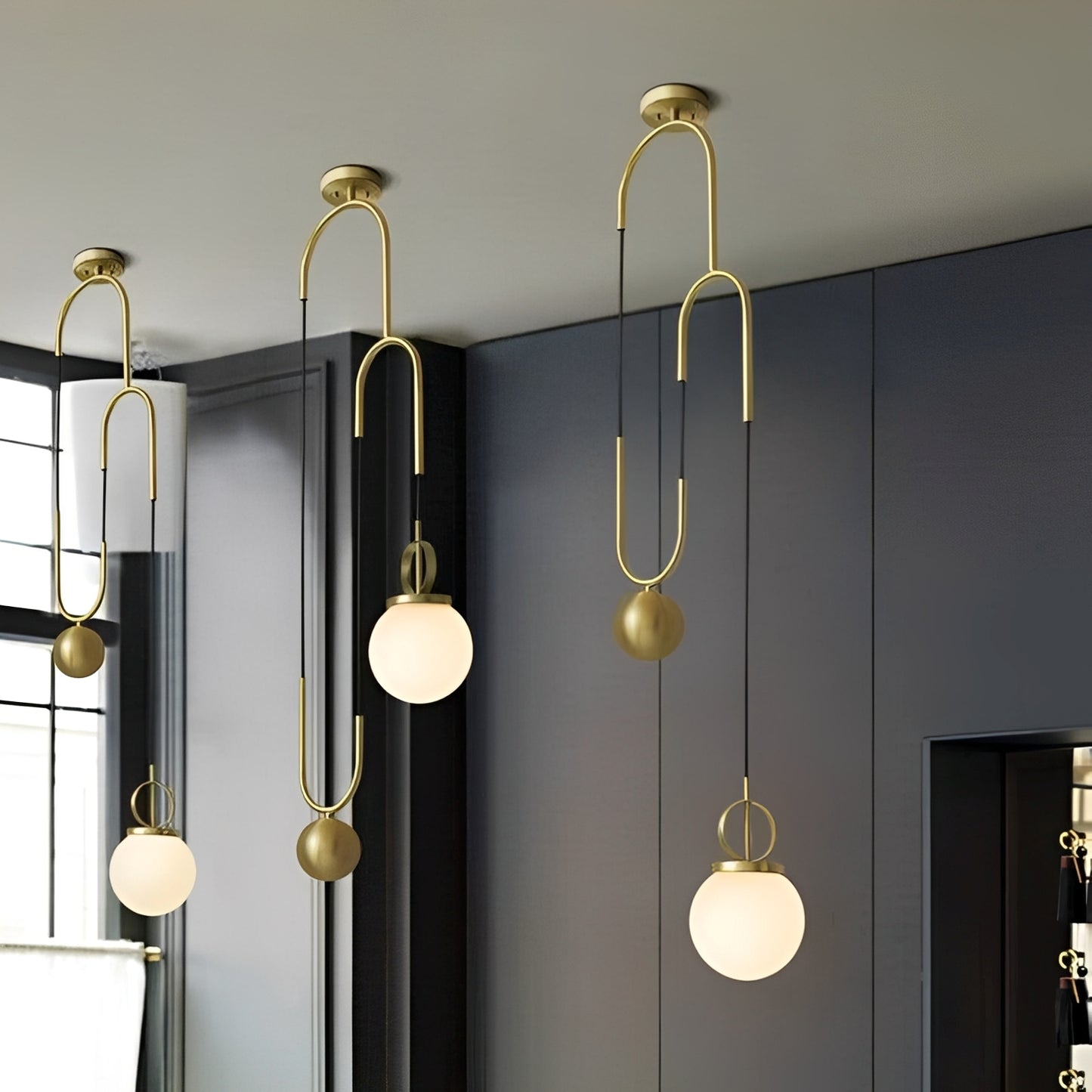 Vireo – Postmoderne Glas-Kugel Designer-Hängeleuchte