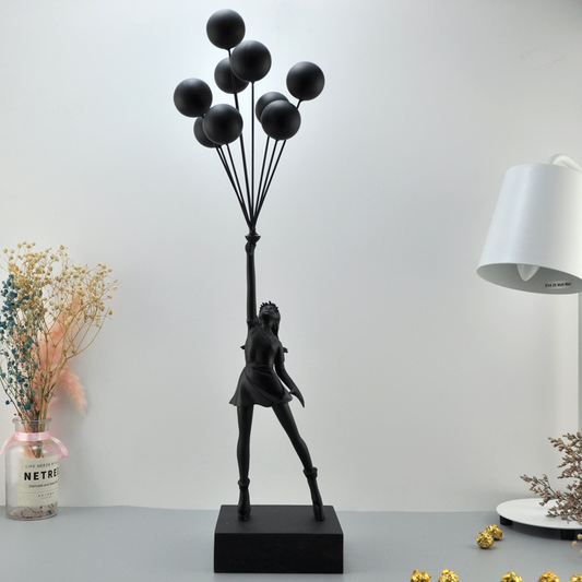 Aveline – Moderne Bubble Girl Skulptur