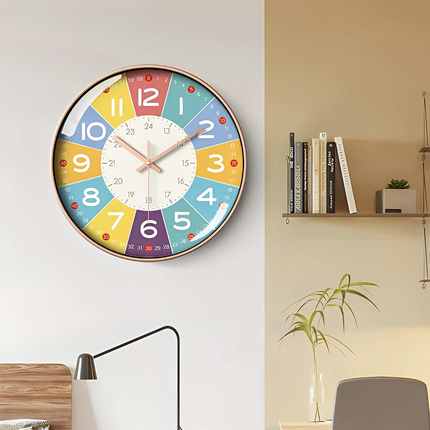 Timo – Kinderwanduhr im Cartoon-Design
