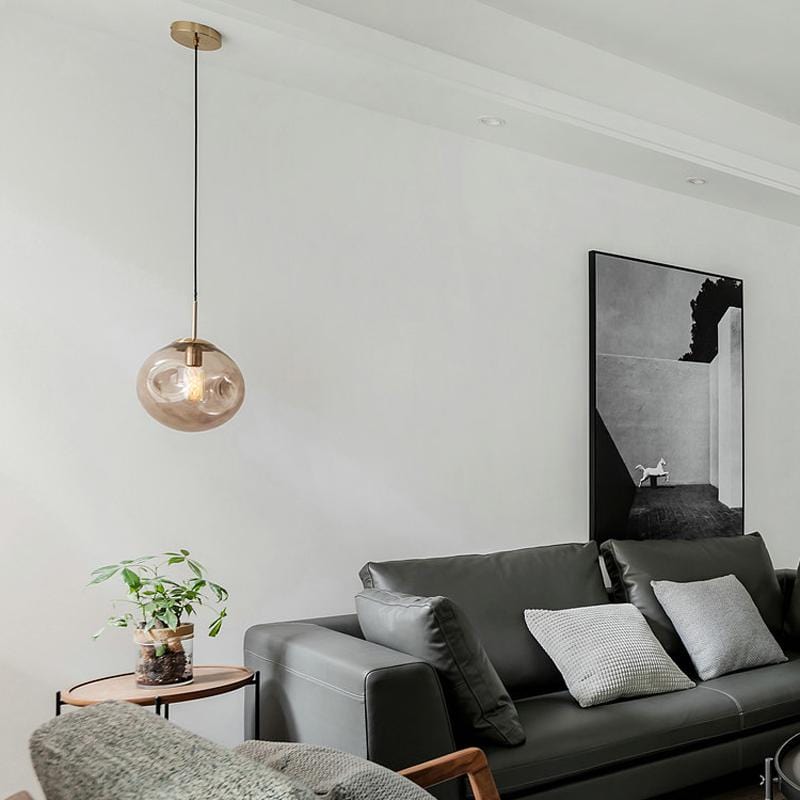 Mond – Kreative Glas-Deckenlampe