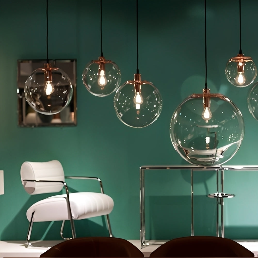 Brent – Nordische Postmoderne Glas-Hängeleuchte