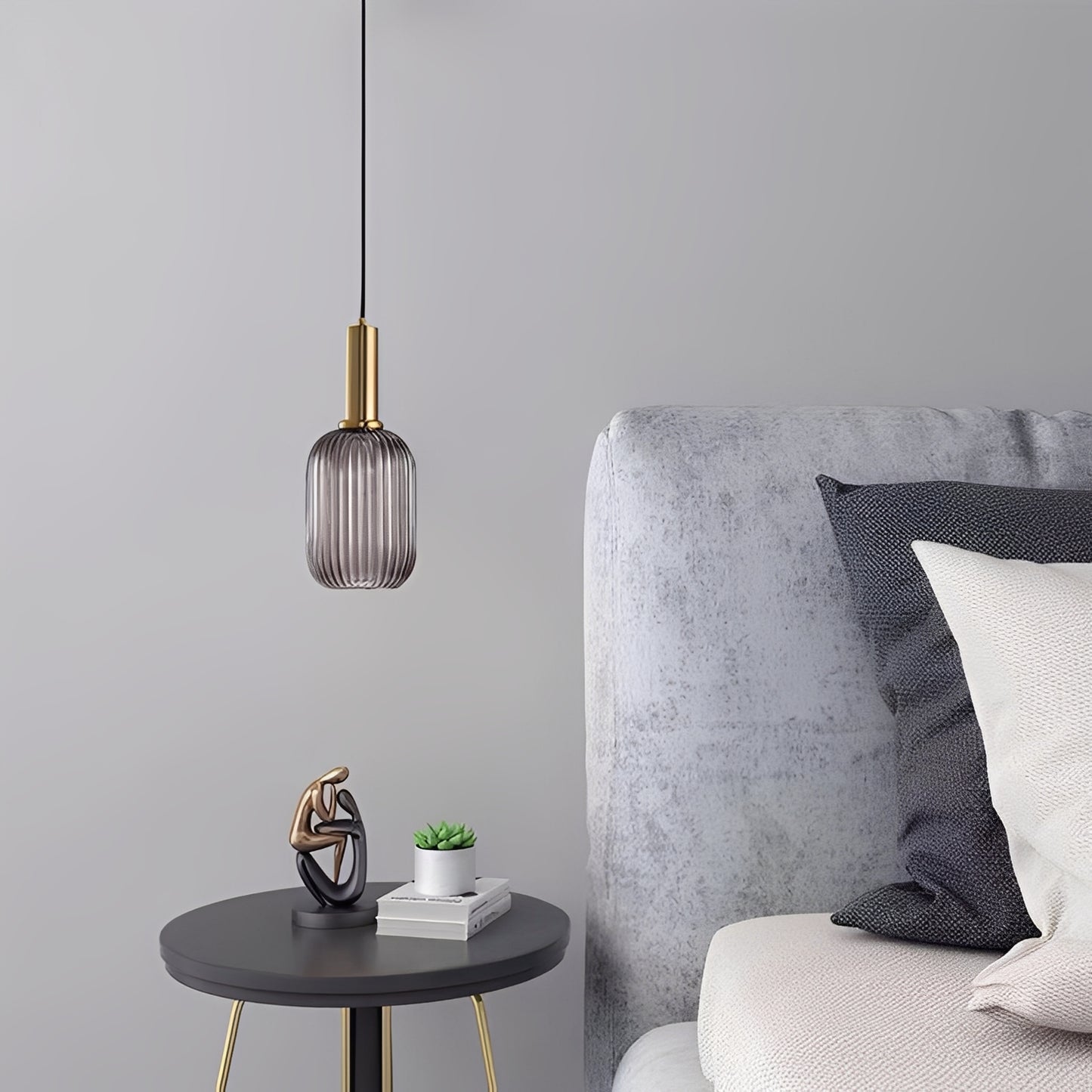 Dario – Rauchglas Pendelleuchte