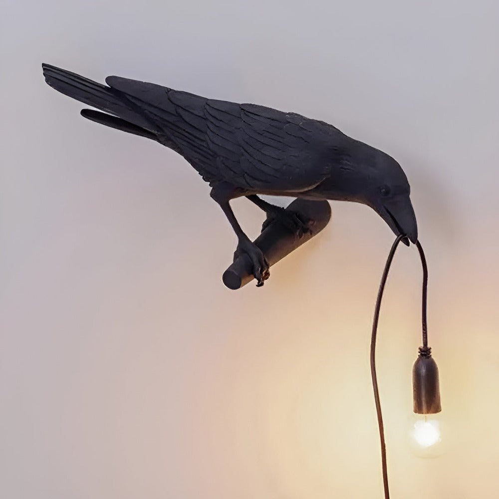 Takara – Nordische Vogel-Tisch- & Wandleuchte