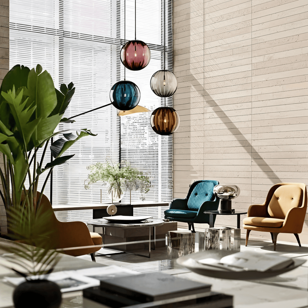 Aoba – Künstlerische Glas-Pendelleuchte