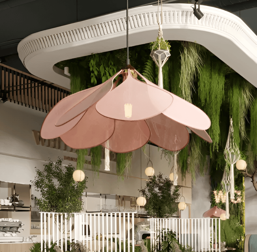 Miyako – Boho-Stoff-Pendelleuchte