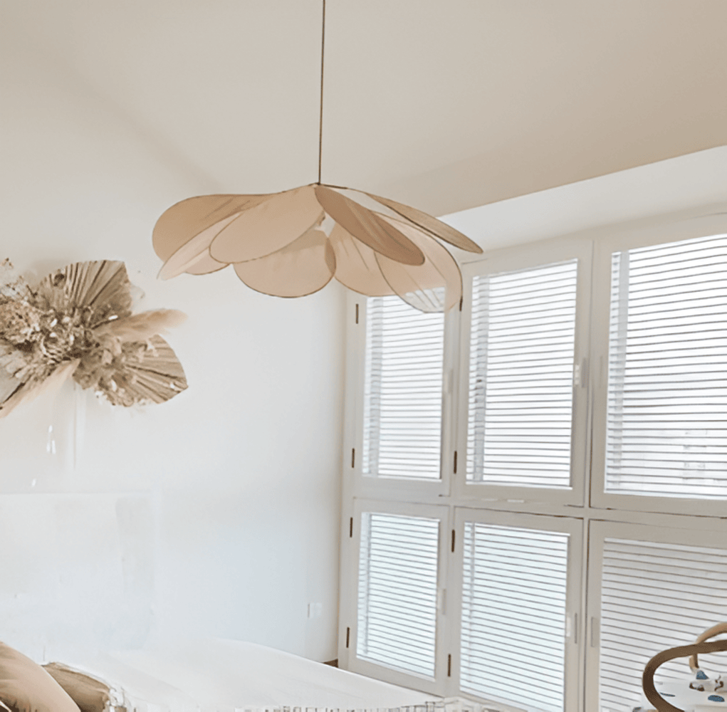 Miyako – Boho-Stoff-Pendelleuchte