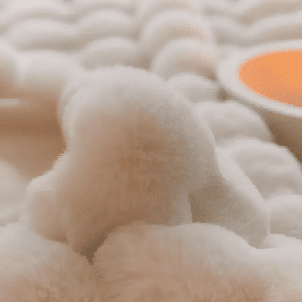 Hana – Flauschige Bubble-Velvet-Decke
