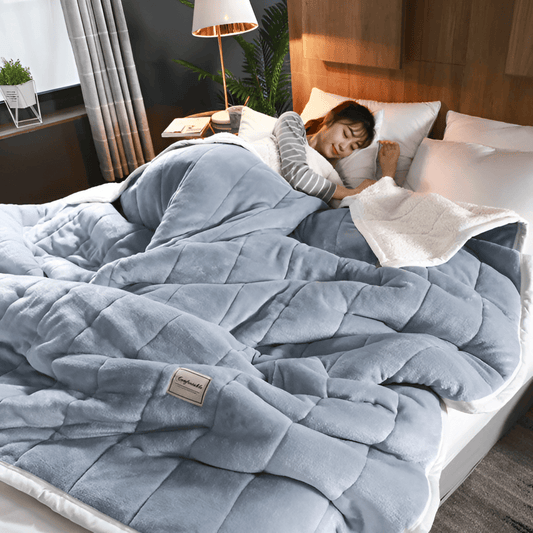 Nozomi – Dreilagige Flanell-Winterdecke
