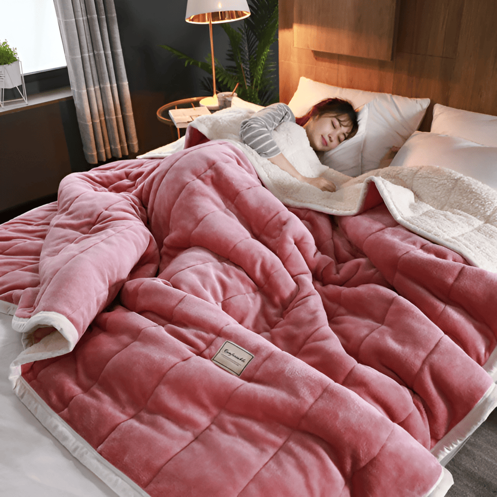 Nozomi – Dreilagige Flanell-Winterdecke