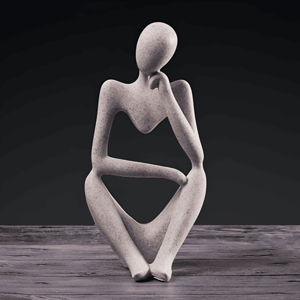 Rin – Abstrakte Sandstein-Figurenskulptur