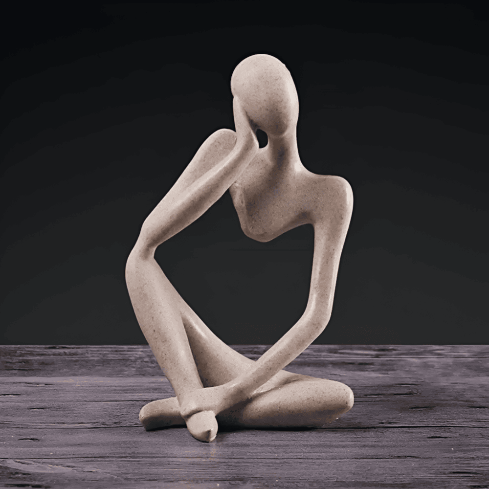 Rin – Abstrakte Sandstein-Figurenskulptur