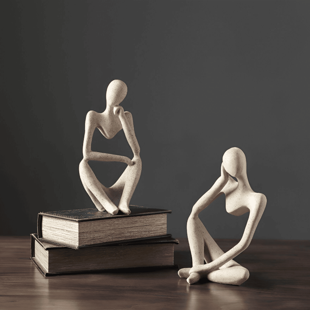 Rin – Abstrakte Sandstein-Figurenskulptur