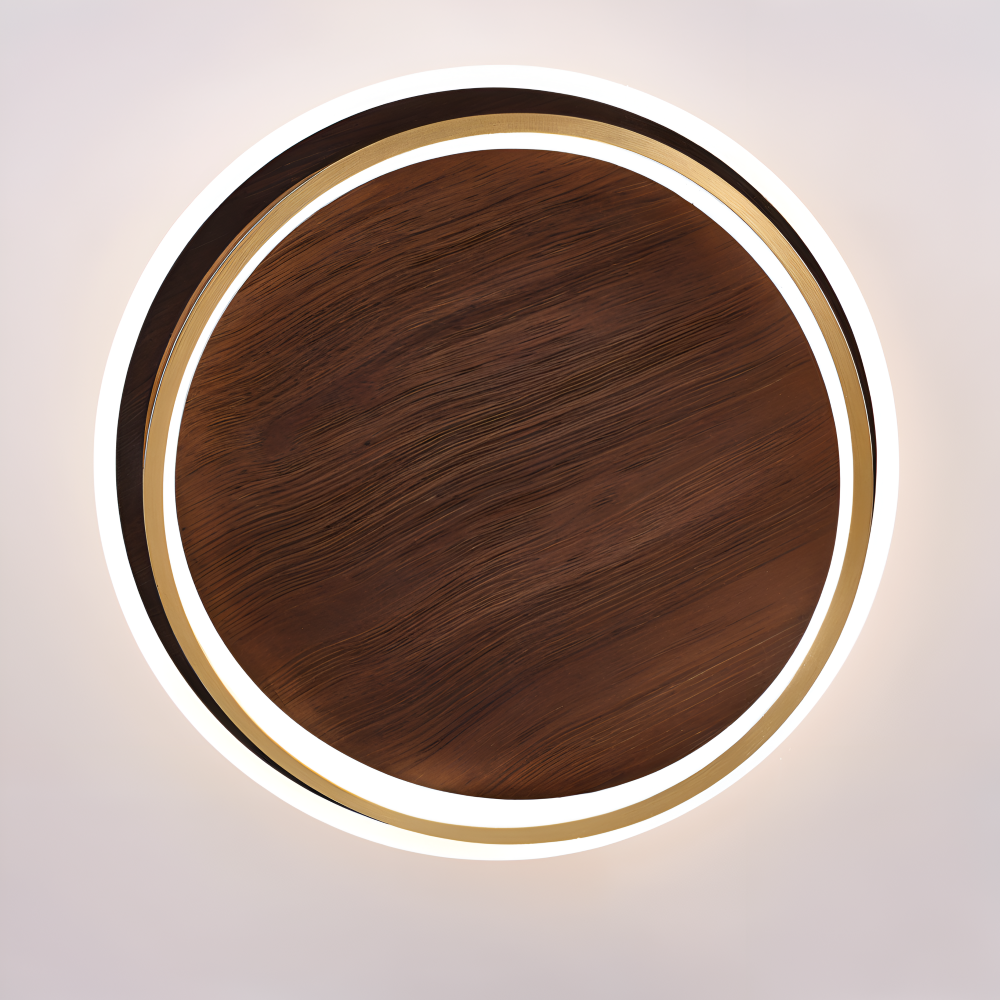 Jian – Einfache Deckenlampe im Walnuss-Nordic Design