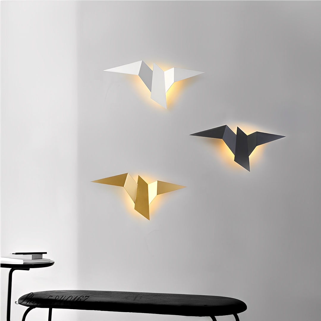 Aves – Dekorative Vogel-LED-Wandleuchte