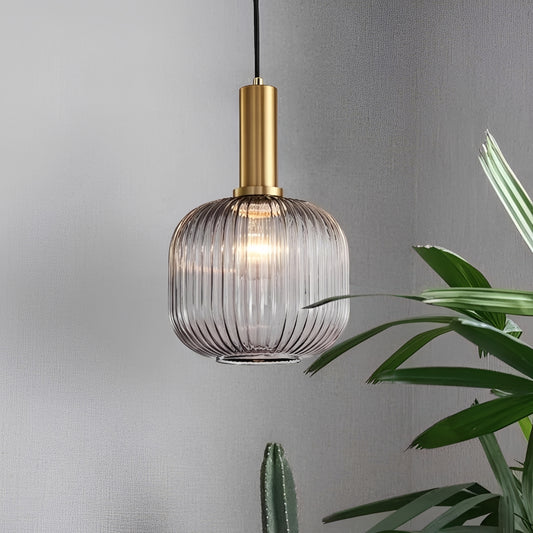 Riven – Retro Glas-Hängeleuchte