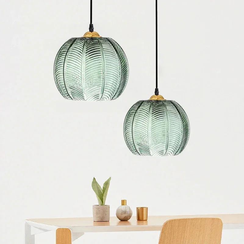 Kohana – Vintage Leaf Glasleuchte