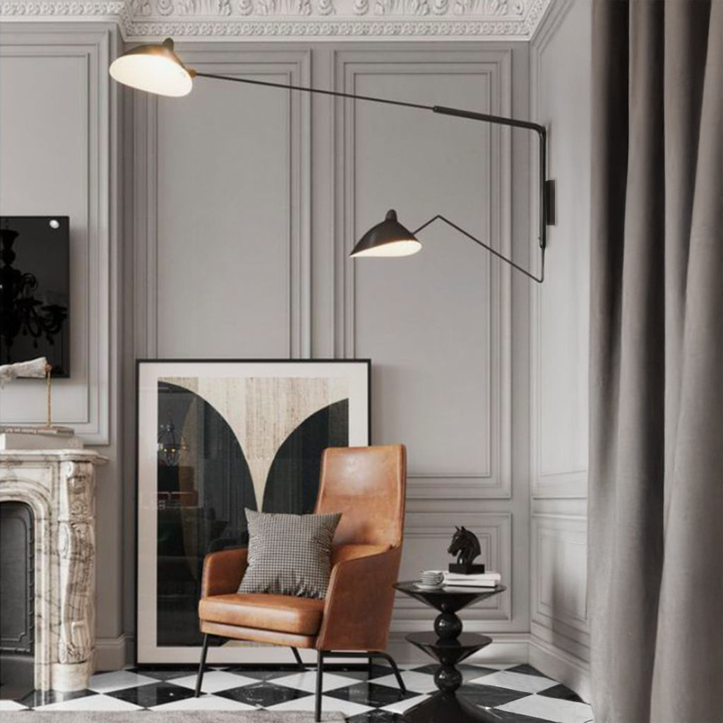 Axel – Designer Schwenkarm-Wandleuchte