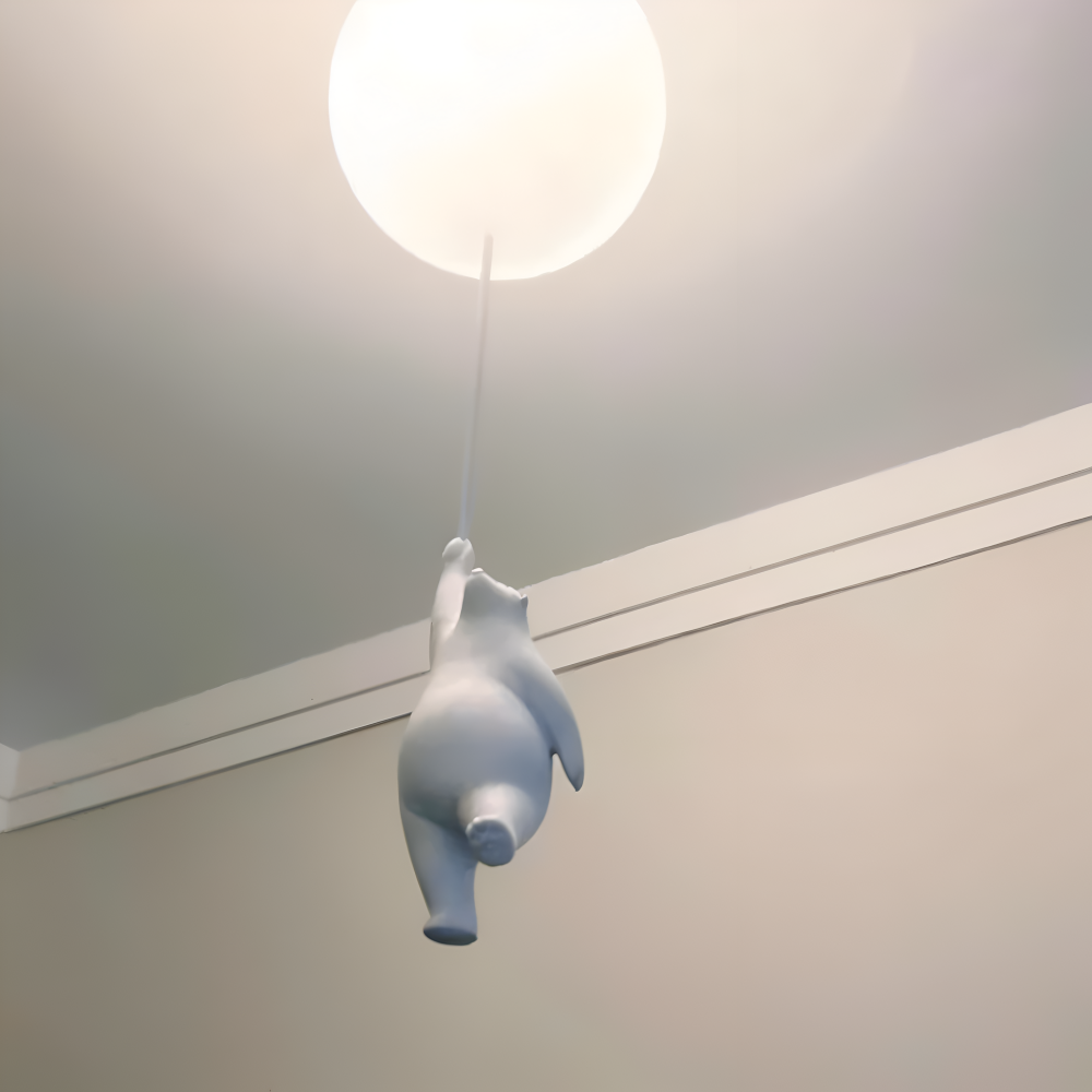 PolarLoon – Lekfull Ballongbjörn Pendellampa