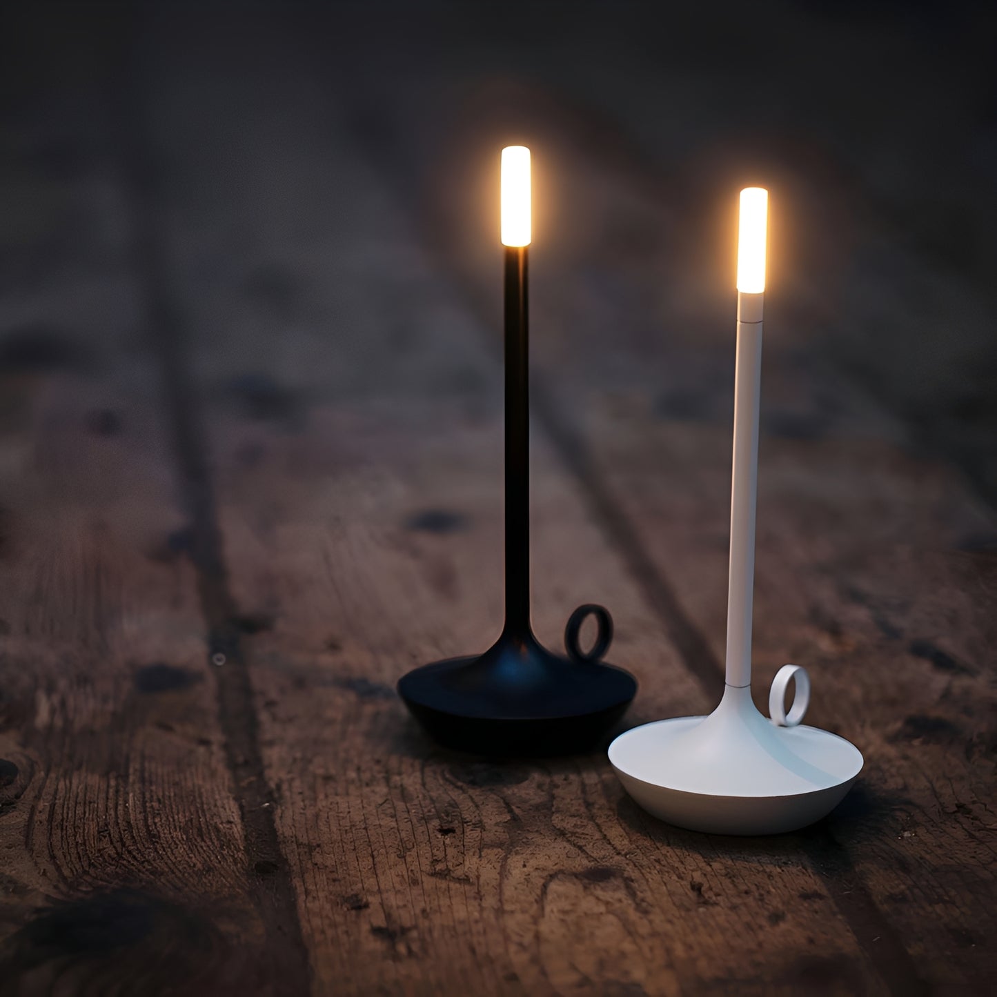 Nina – Tragbare Tischlampe im Zylinderd design