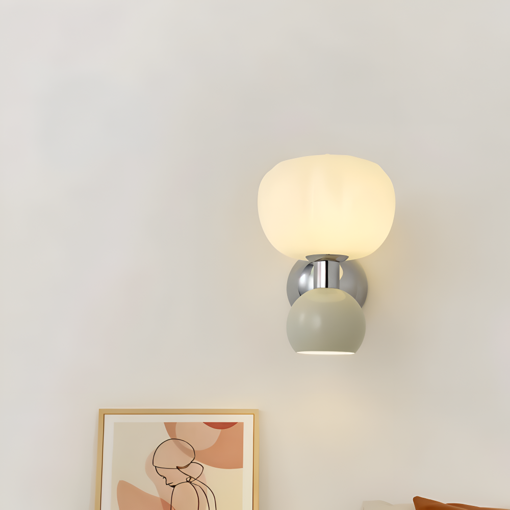 Kabocha – Doppelköpfige Kürbis-Wandlampe