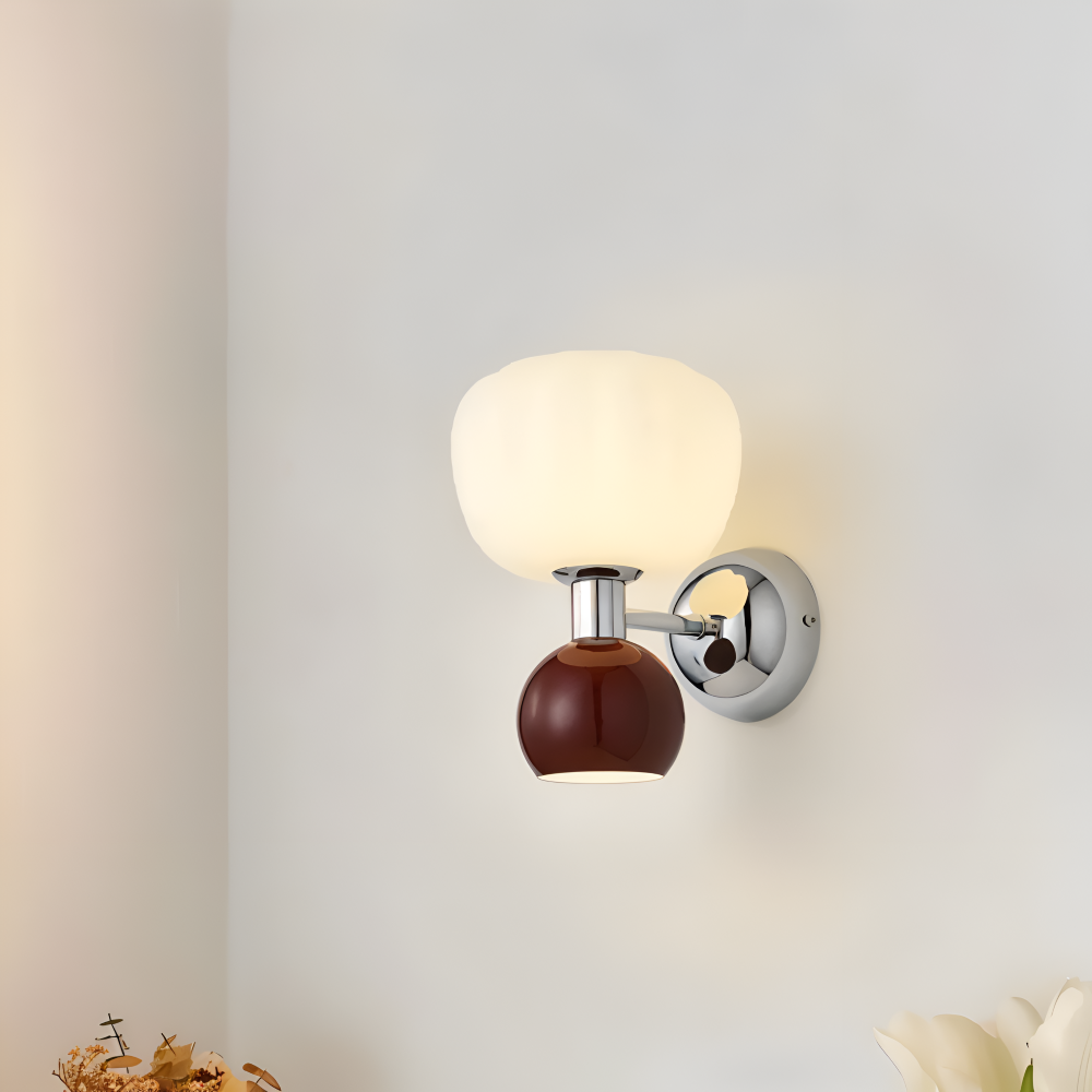 Kabocha – Doppelköpfige Kürbis-Wandlampe