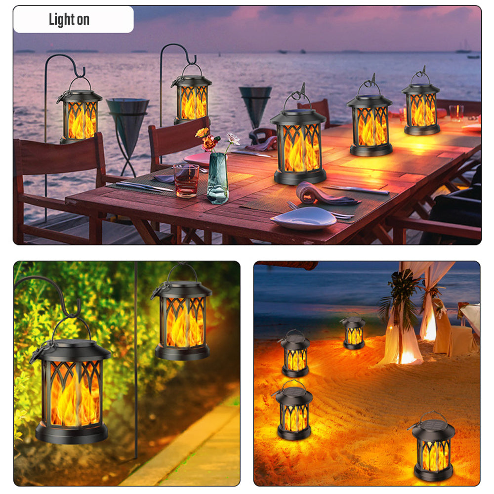 Lucian – LED Solar-Flammenlampe