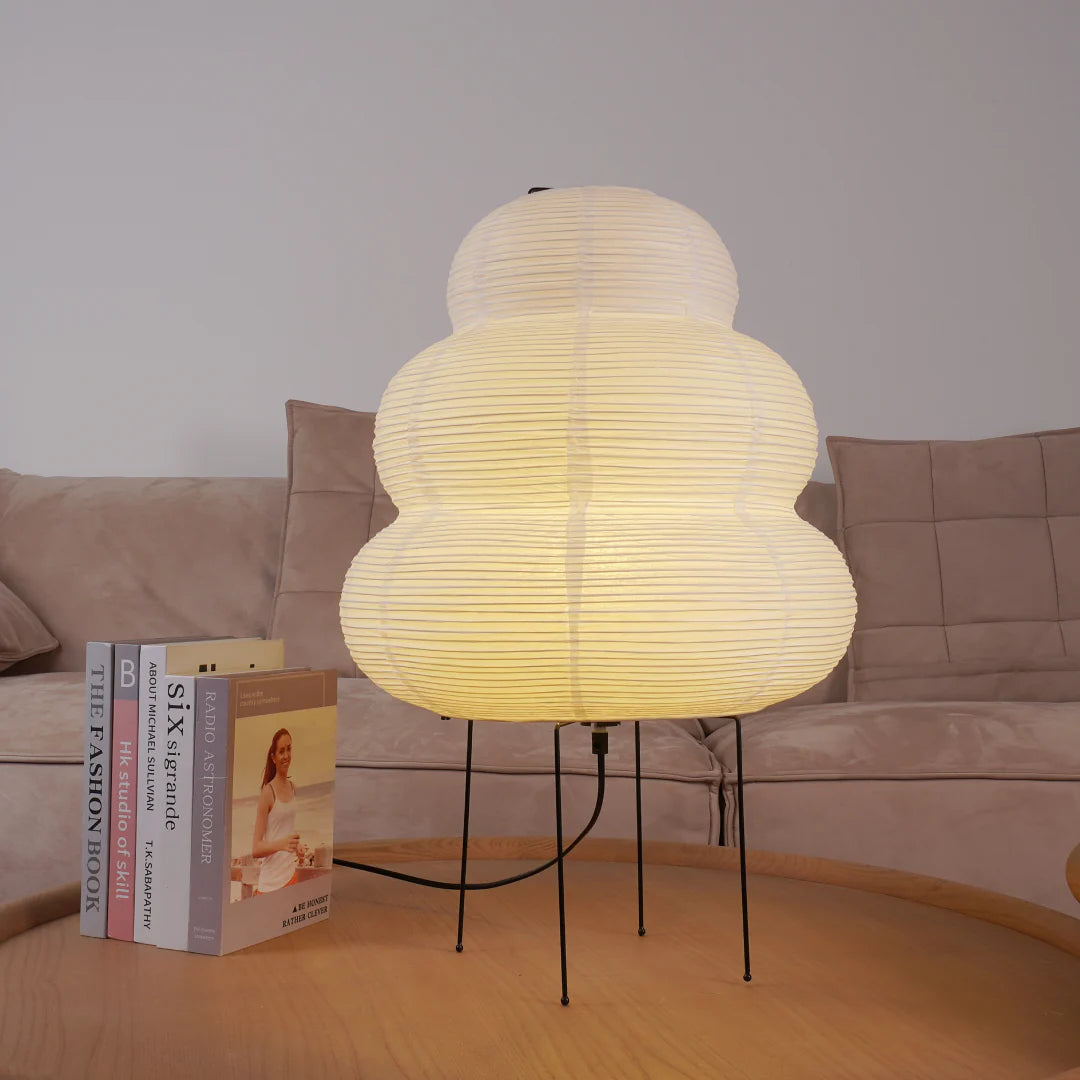 Takumi – Japanische Stehlampe aus Xuan-Papier