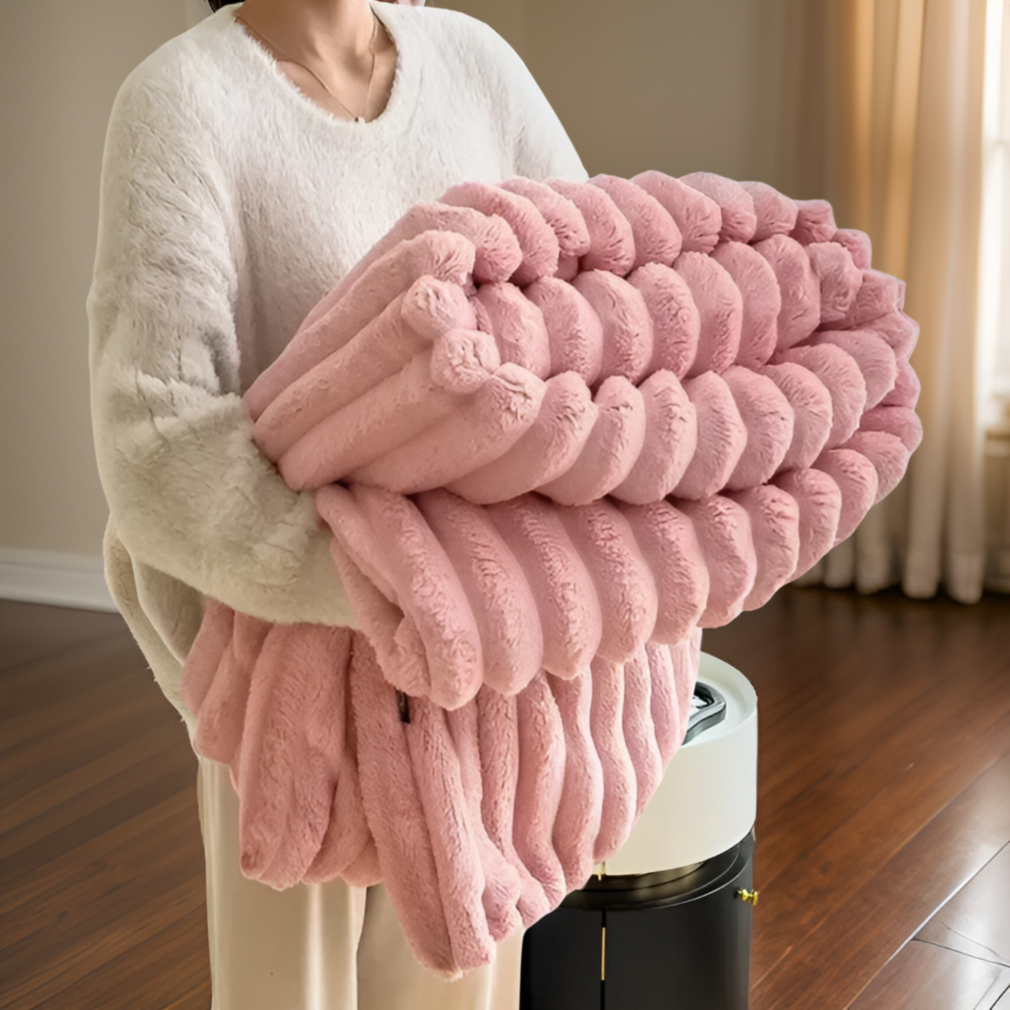 Zyra – Weiche Fleecedecke für Sofa & entspannte Wohlfühlmomente
