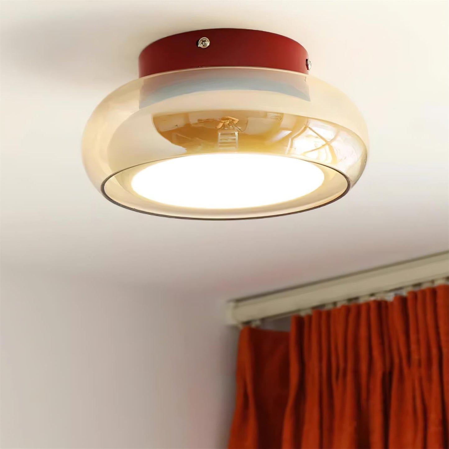 Zendi – Moderner Kronleuchter mit Glas-Schirm